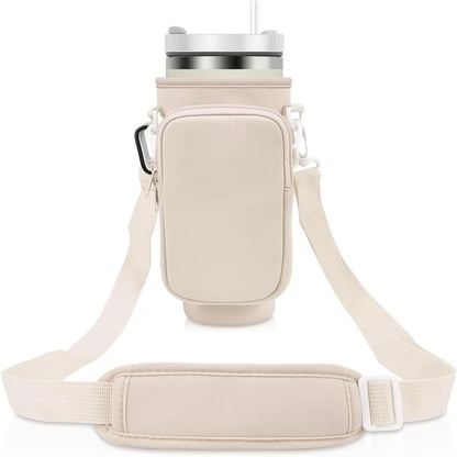 Water Bottle Carrier Bag – Hands-Free Holder for Hiking, Cycling & Outdoors