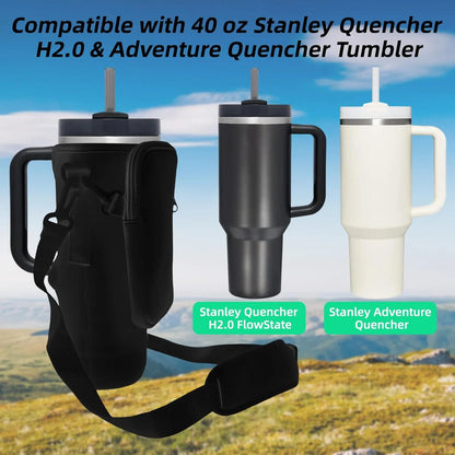 Water Bottle Carrier Bag – Hands-Free Holder for Hiking, Cycling & Outdoors