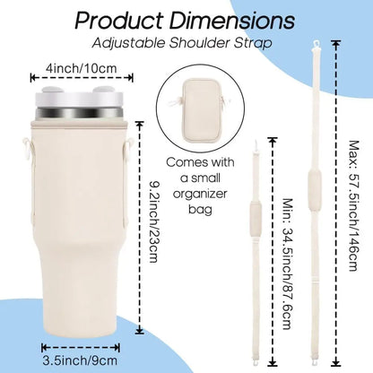 Water Bottle Carrier Bag – Hands-Free Holder for Hiking, Cycling & Outdoors